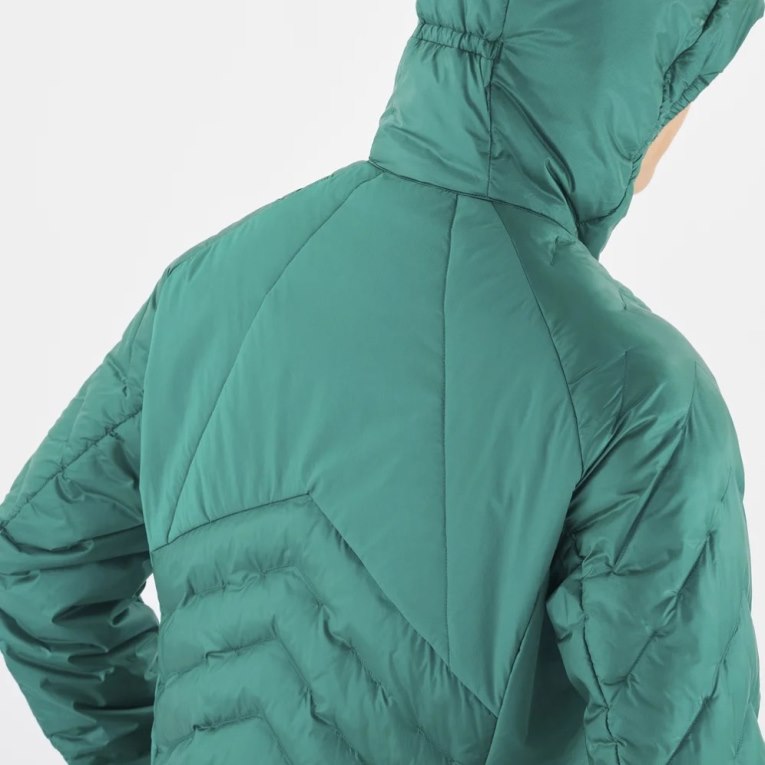 Green Salomon Outline Primaloft Women's Insulated Jackets | IE LG0697